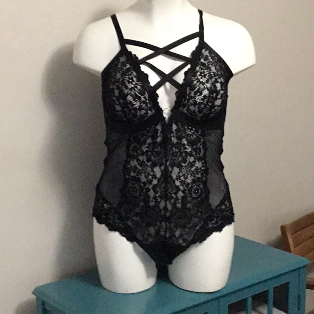 Black Lace Bodysuit